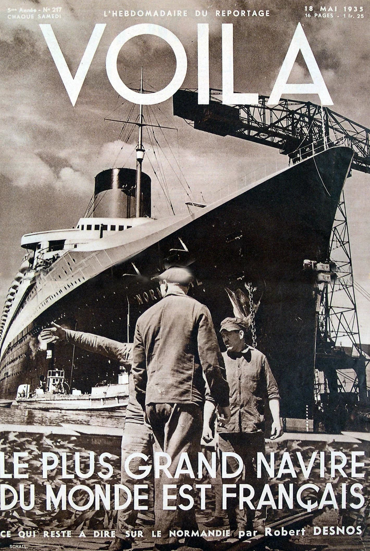 Couverture de presse, archives Roger Schall