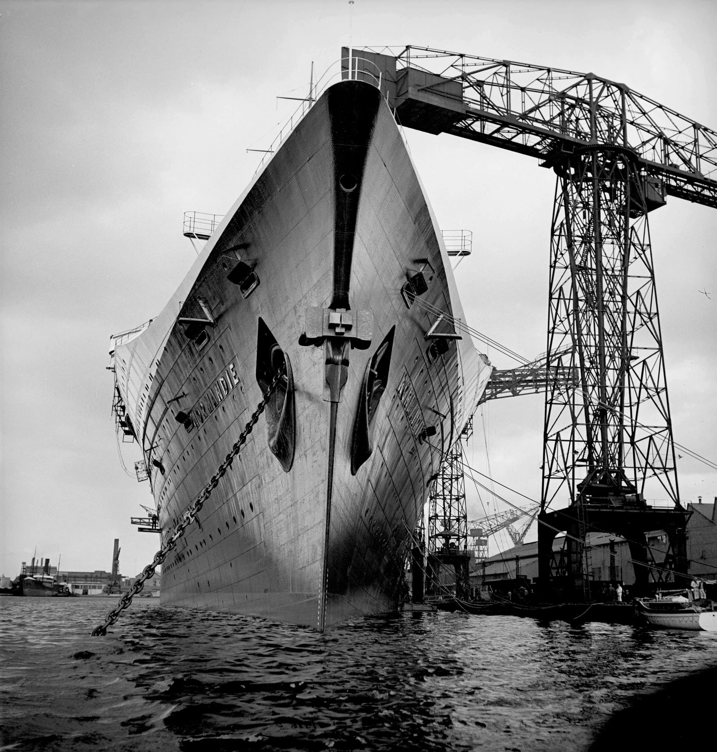Le paquebot Normandie photographié par Roger Schall, 1935